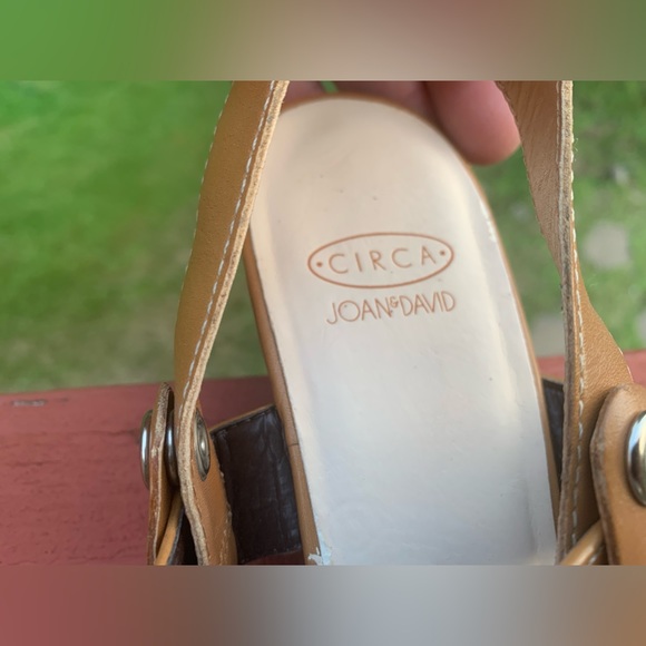 Circa Joan & David Leather Multi Strap Sandals Size 9M - Picture 5 of 6